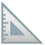 triangular ruler עבור פלטפורמת Google