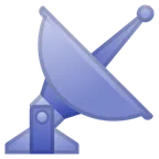 Google 平台中的 satellite antenna