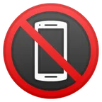 no mobile phones for Google platform