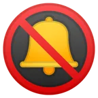 bell with slash עבור פלטפורמת Google