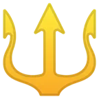 trident emblem untuk platform Google