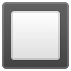 Google प्लेटफ़ॉर्म के लिए black square button