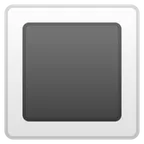 white square button para la plataforma Google