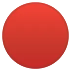 red circle untuk platform Google