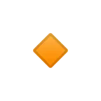 Google प्लेटफ़ॉर्म के लिए small orange diamond