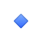 Google 平台中的 small blue diamond