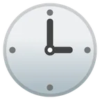 three o’clock för Google-plattform