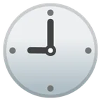 Google 平台中的 nine o’clock