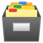 Google 平台中的 card file box
