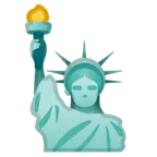 Google platformu için Statue of Liberty