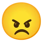 angry face for Google platform
