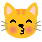 kissing cat voor Google platform