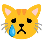 crying cat untuk platform Google