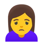 woman frowning для платформы Google