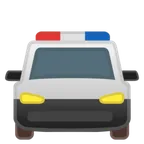 oncoming police car för Google-plattform
