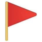 Google প্ল্যাটফর্মে জন্য triangular flag