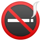 Google platformu için no smoking