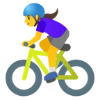 woman biking для платформы Google