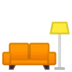 couch and lamp for Google-plattformen