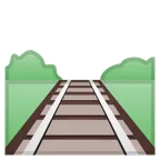 Google प्लेटफ़ॉर्म के लिए railway track