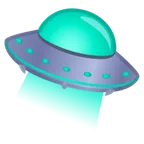 flying saucer alustalla Google
