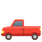 pickup truck alustalla Google