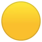 yellow circle para la plataforma Google