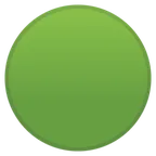 green circle for Google-plattformen