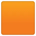 orange square para la plataforma Google