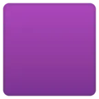 purple square για την πλατφόρμα Google
