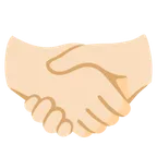handshake: light skin tone per la piattaforma Google