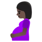 Google dla platformy pregnant woman: dark skin tone