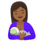 breast-feeding: medium-dark skin tone per la piattaforma Google
