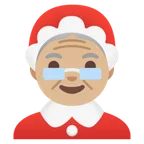 Mrs. Claus: medium-light skin tone สำหรับแพลตฟอร์ม Google