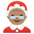 Google dla platformy Mrs. Claus: medium skin tone