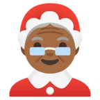 Mrs. Claus: medium-dark skin tone สำหรับแพลตฟอร์ม Google