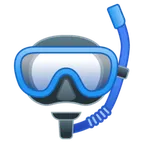 diving mask alustalla Google
