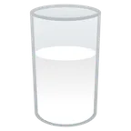 Google प्लेटफ़ॉर्म के लिए glass of milk