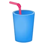 cup with straw voor Google platform