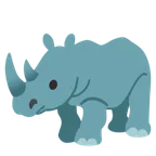 Google 平台中的 rhinoceros