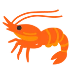 Google platformon a(z) shrimp képe