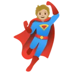 superhero: medium-light skin tone per la piattaforma Google