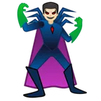 man supervillain: light skin tone for Google platform