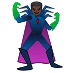 man supervillain: dark skin tone untuk platform Google