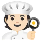 cook: light skin tone untuk platform Google