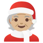 Mx Claus: medium-light skin tone สำหรับแพลตฟอร์ม Google