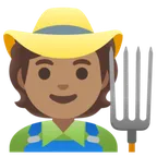 farmer: medium skin tone per la piattaforma Google