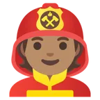 Google platformu için firefighter: medium skin tone