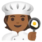 Google cho nền tảng cook: medium-dark skin tone