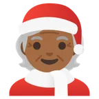 Mx Claus: medium-dark skin tone สำหรับแพลตฟอร์ม Google